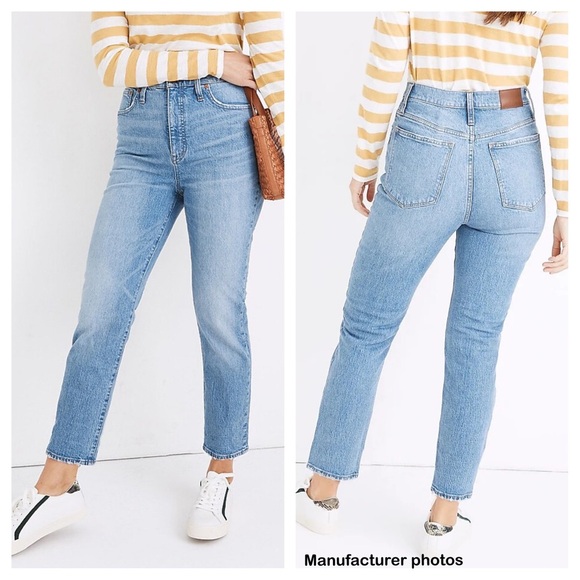 Madewell Classic Straight Jeans in Nearwood Wash - Picture 9 of 9